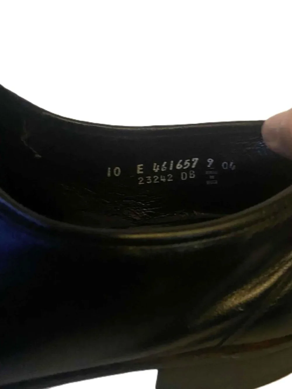 Vtg Florsheim Men's Black Leather Loafers Slip on Moc Toe Dress Shoes 10 E Wide